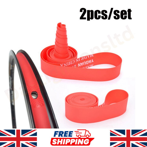 Rim liner red - new, tire