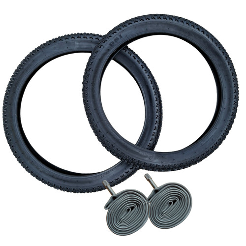 Pair tyres tubes - pair, 20"