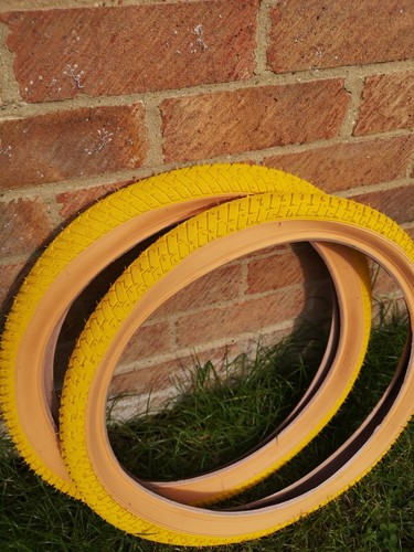 Coloured street bmx tyres - coloured,